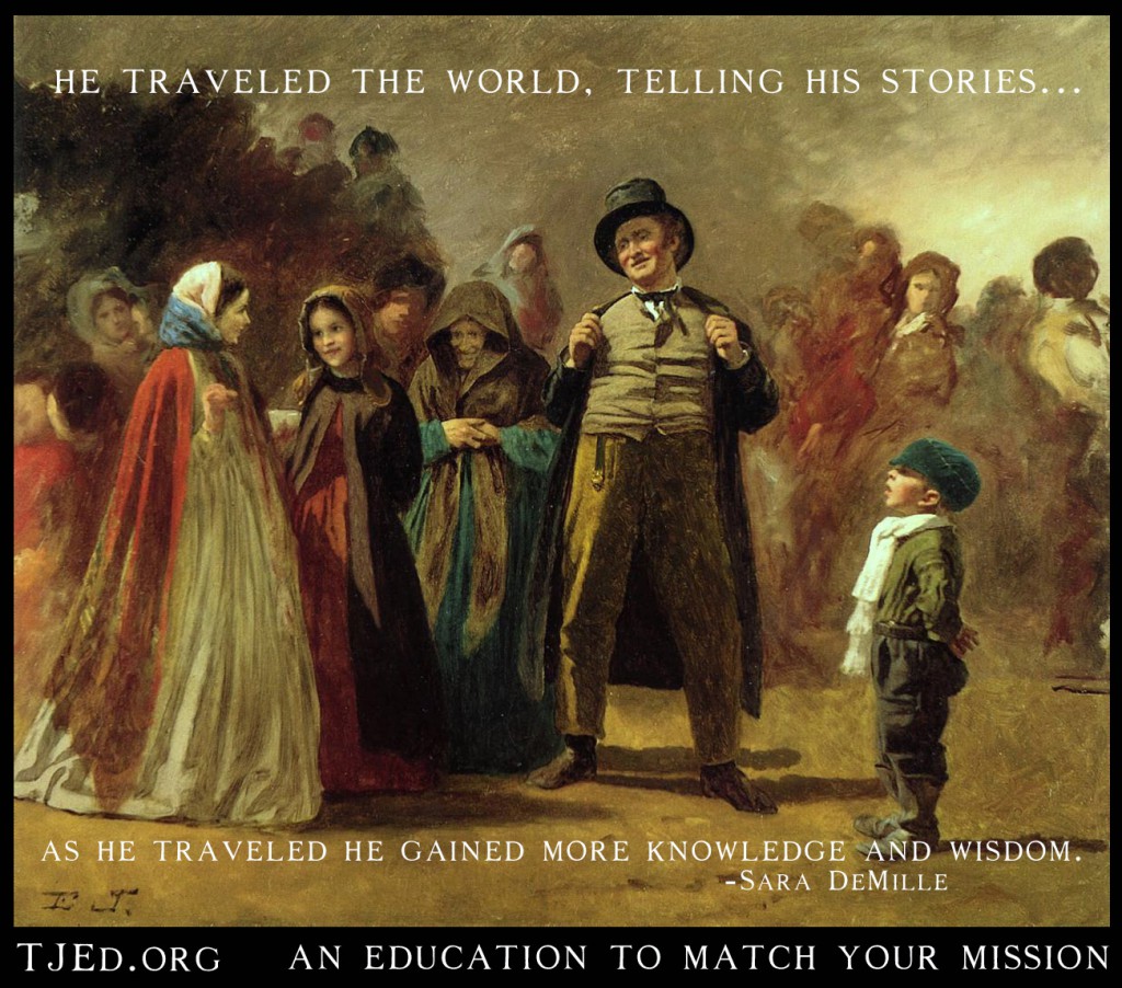 The Storyteller at the Camp by John Eastman